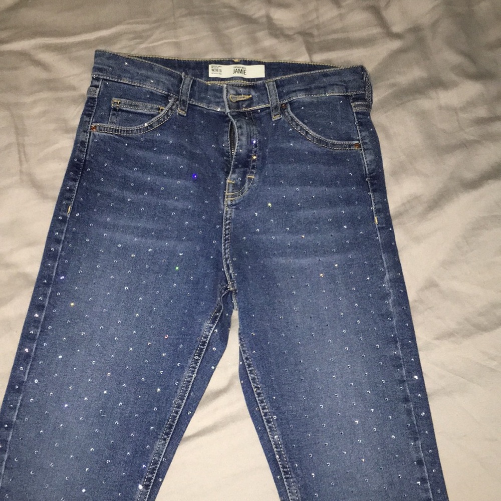 Women’s Top Shop high waisted jeans